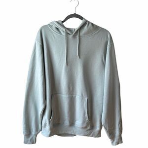 REVAMPED mint green hoodie Medium
